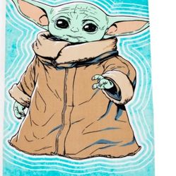 Baby Yoda Beach towel