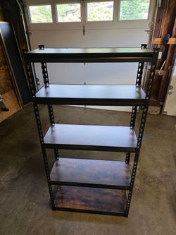Garage Steel Storage Rack Shelving Unit (30 in W x 60 in H x 12 in D)