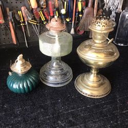 Vintage Oil Lamps