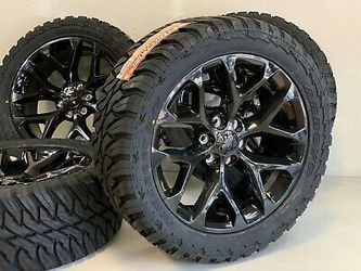 Chevy Tahoe Rims Chevrolet Suburban Wheels Silverado Snowflakes Trail Boss High Country LTZ Rst Z71 Yukon Sierra Denali Cadillac Escalade
