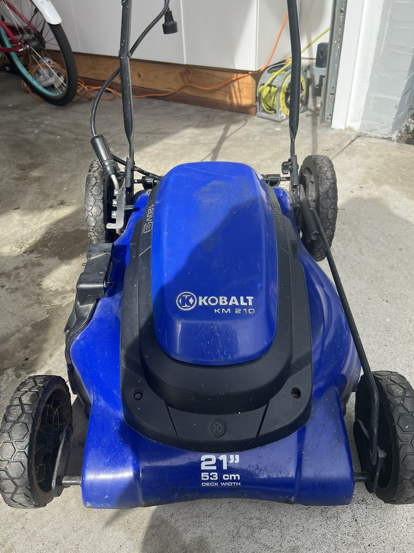 Kobalt Electric Lawn Mower, 21 Inch