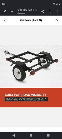 Ultra-Tow 40in. x 48in. Steel Utility Trailer Kit, 1060-Lb. Capacity, 1200-Lb