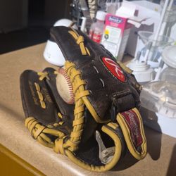Baseball Glove, Pants, AND Ball