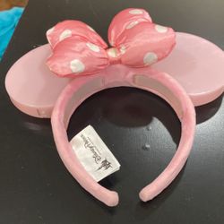 Light Up Disneyland Pink Minnie Ears Headband