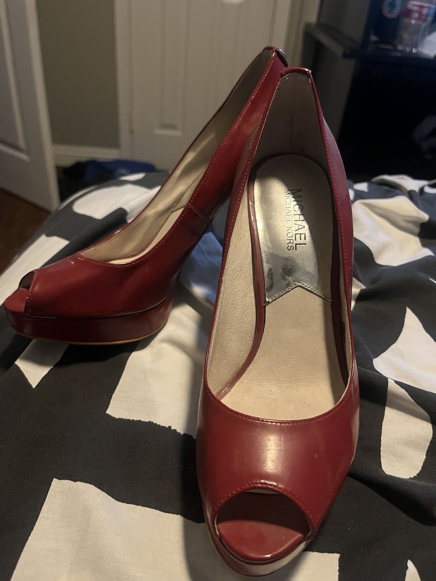 Red Michael Kors Heels