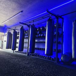 CUSTOM BAG RACKS🔹MMA BJJ THAI BOXING GYM EQUIPMENT 