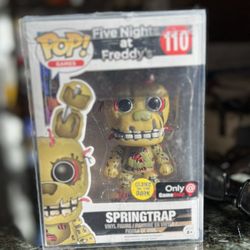 Funko Five Nights At Freddy’s Springtrap Glow In The Dark Gamestop Exclusive