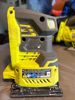 Ryobi ONE+ 18V 1/4 Sheet Cordless Sander P440 Tool Only Green/Gray