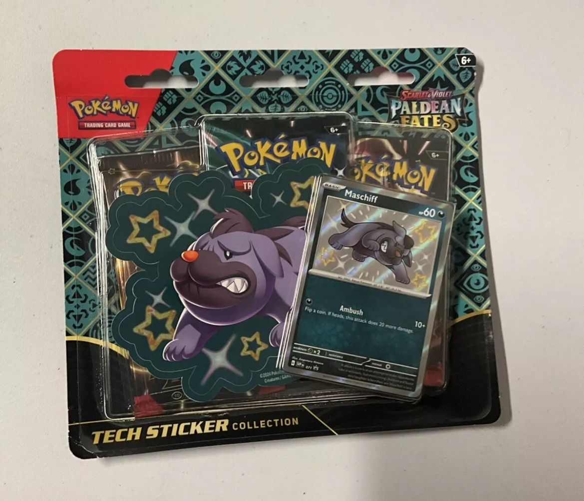 Pokemon Paldean Fates Blister 3pack Sealed Unopened