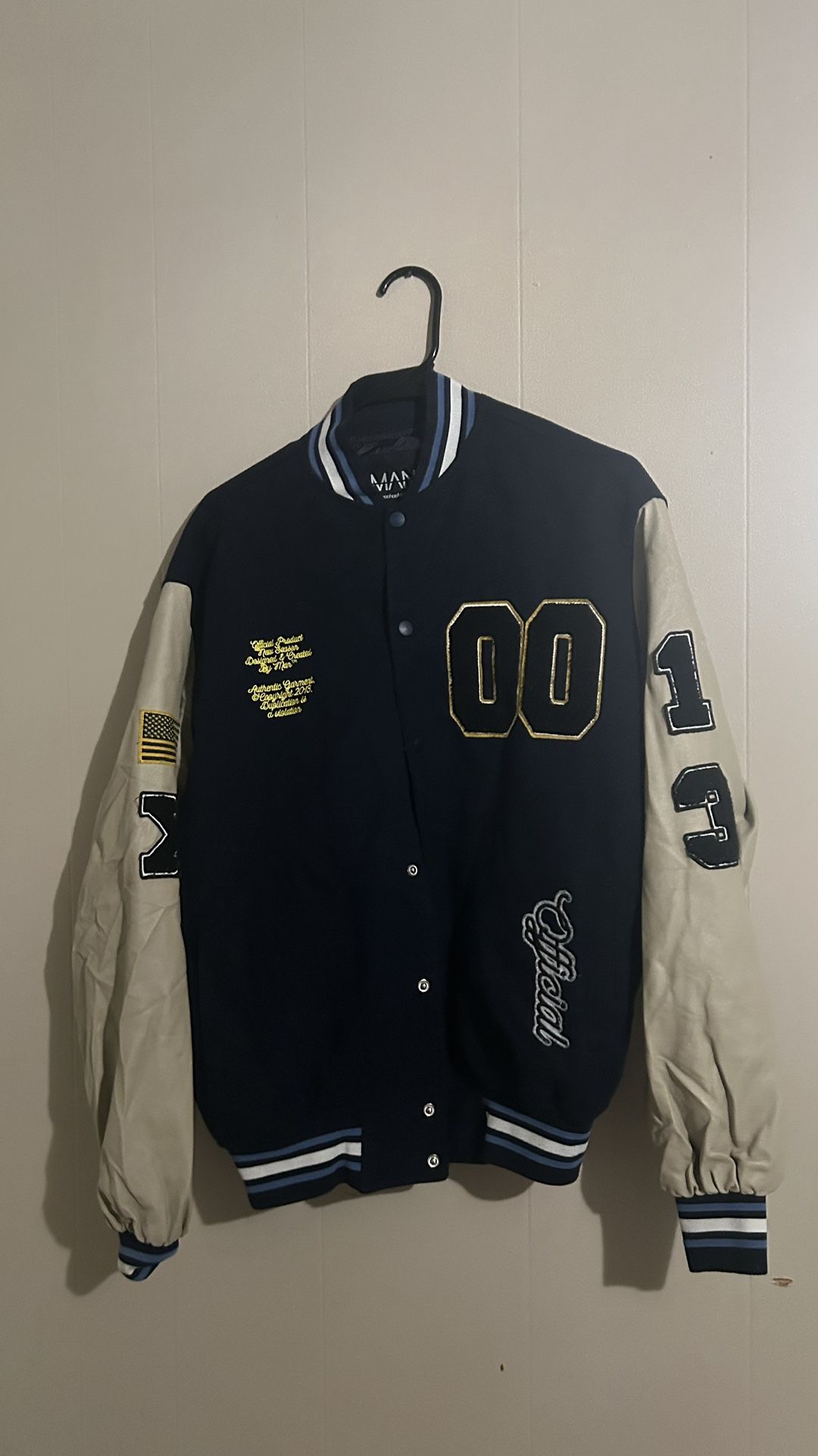BOOHOO MAN Varsity Jacket