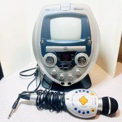 Memorex CD +G Karaoke System Monitor w/ Video Camera #MKS8502