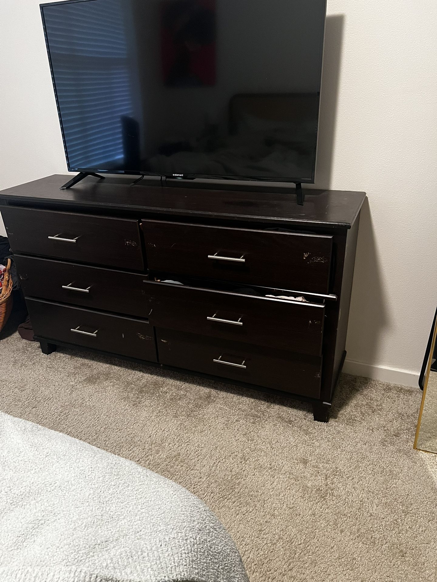 Dresser And Bedside Table