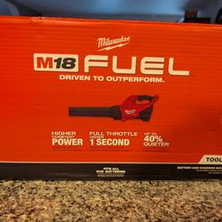 Milwaukee Blower, Batteries and Charger 
