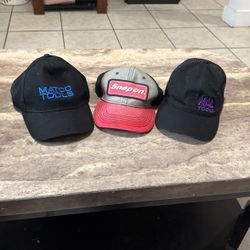 Matco, Snap On And Mac Hats 