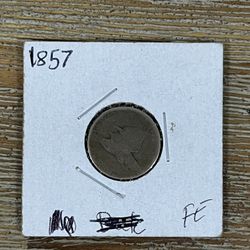 1857 Flying Eagle Penny Coin