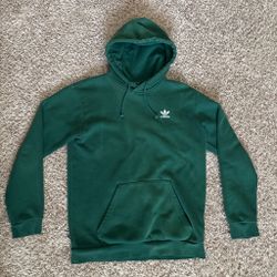 Adidas Green Heavyweight Hoodie (Small)