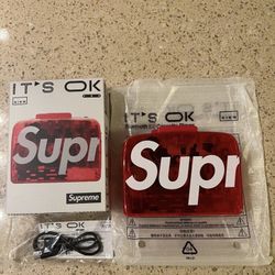 Supreme/ITS OK TOO Cassette Walkman Tape Player Bluetooth 5.0  RED 3.5mm Jack