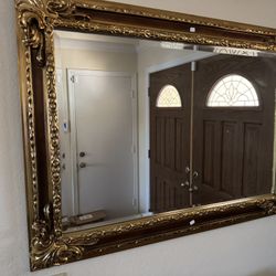 Baroque / Rococo Style Gilt Wall Mirror