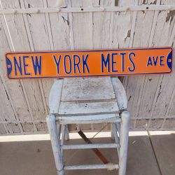 Metal New York Mets Avenue Sign - $30