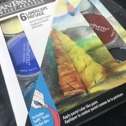 Golden PanPastel Artist Pastels, Landscape, Paysage Set Of 6 Colors, New