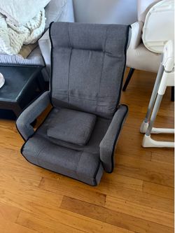 Grey gaming chair