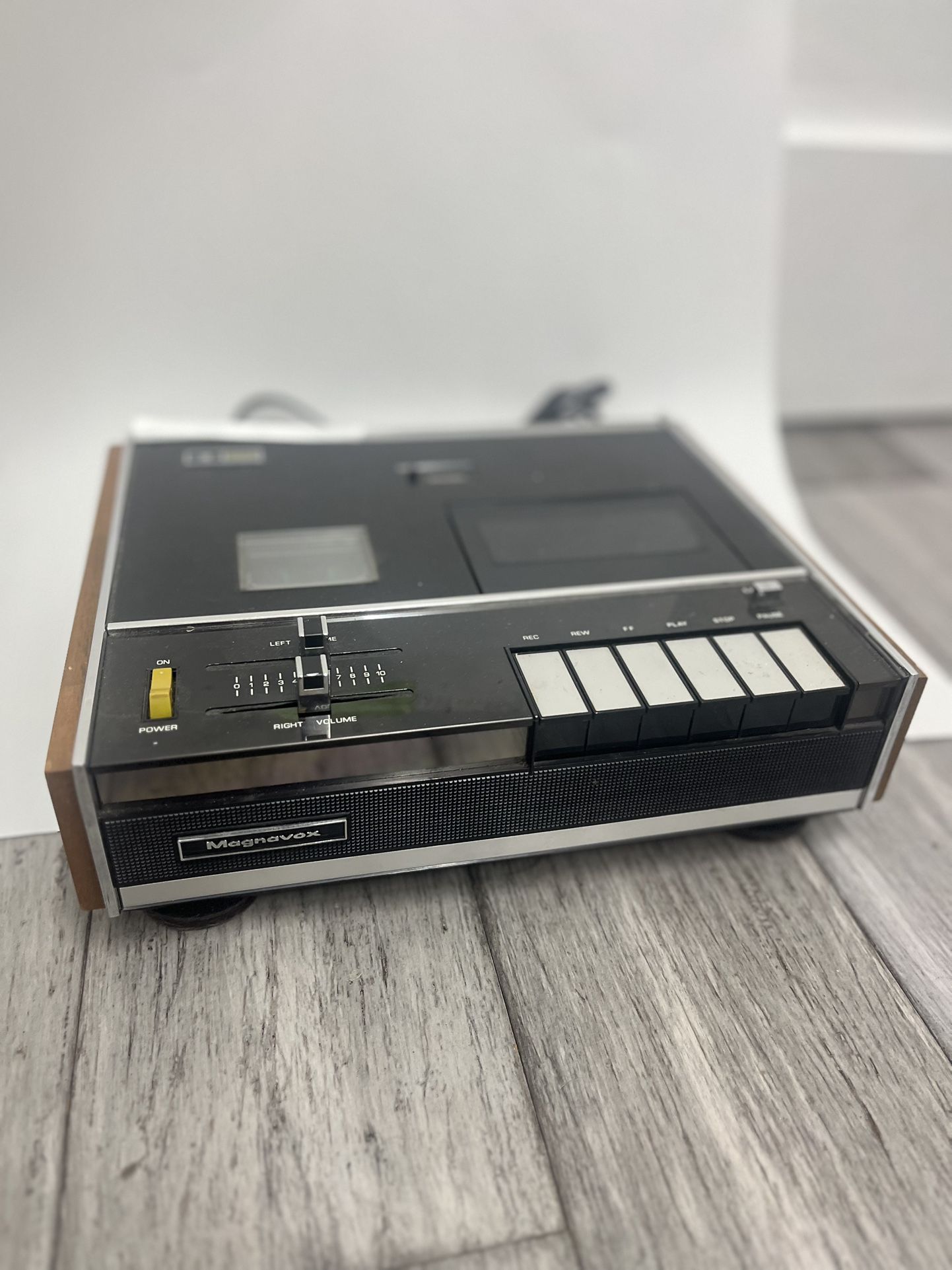 Vintage Magnavox Solid State Cassette Player