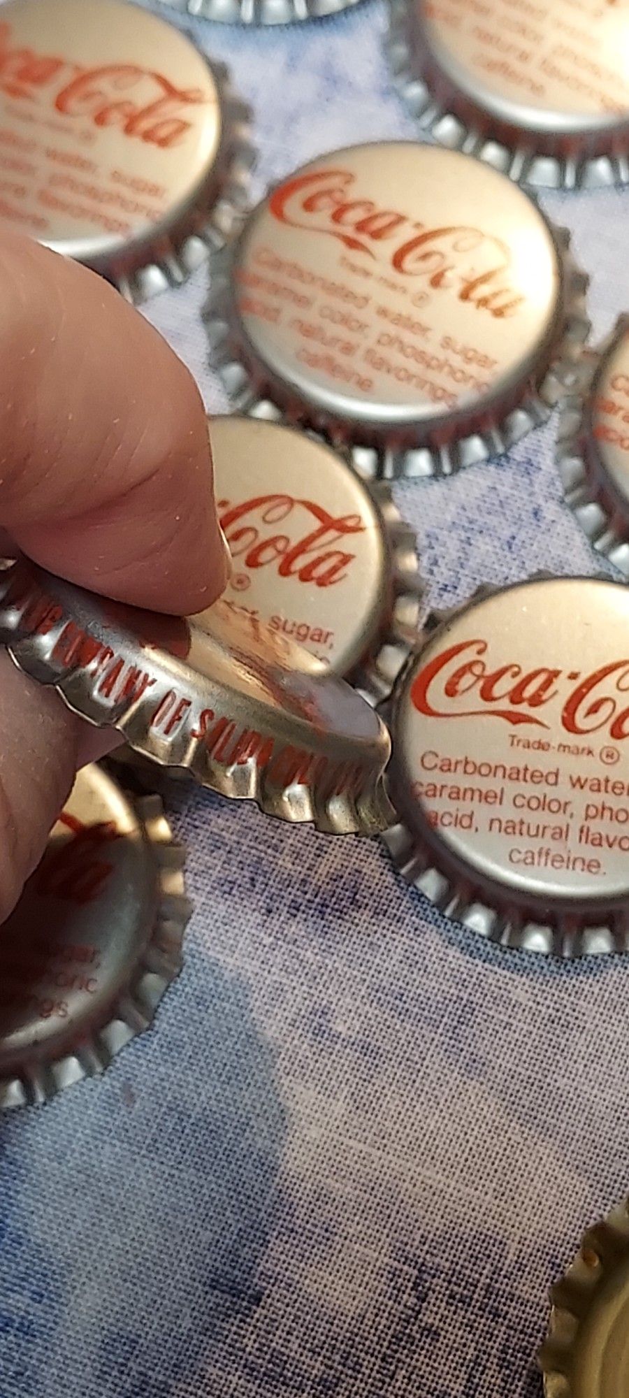 133 Uncrimped Coca-Cola Bottle Caps For Glass  - Salida, CO 