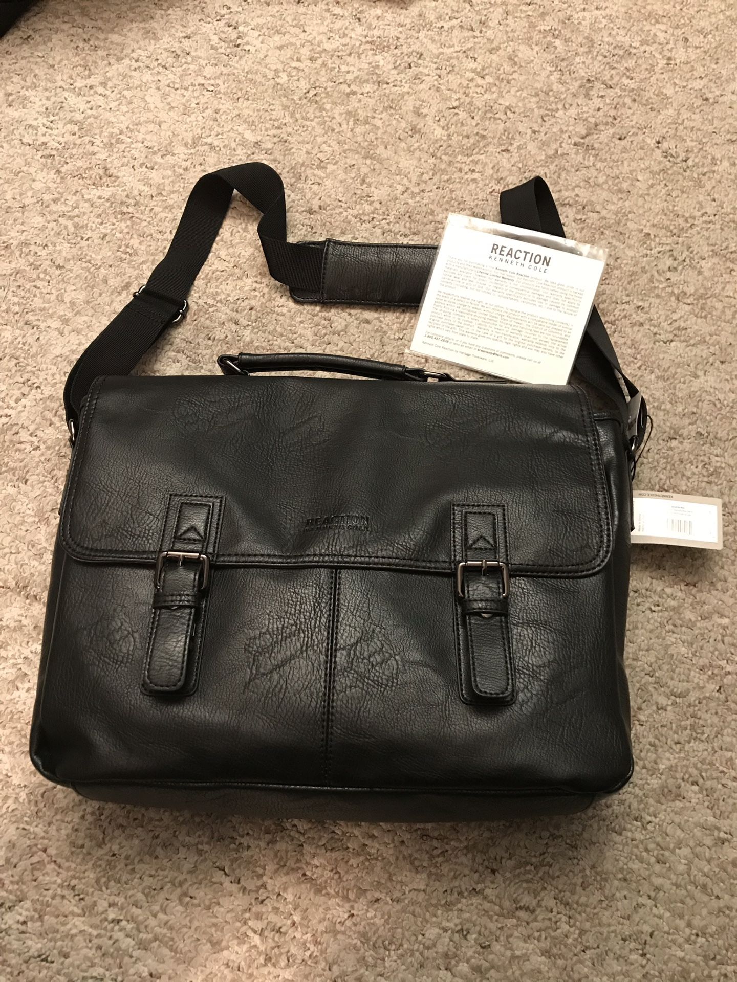Kenneth Cole Reaction, Soft Briefcase, Leather, Brand New! Style is Here’s the Dilemma