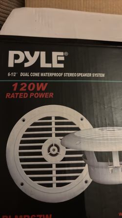 Paul brand new waterproof deck with speakers, Paul speakers, 6 1/2 dual con speakers waterproof, 120 W