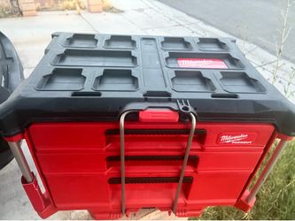 Milwaukee pack out box full of brand new tools & ryobi power converter