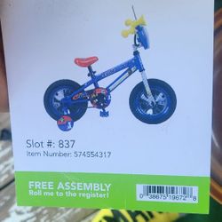 Paw Patrol Chase Kids Bike for Boys, 12-in. Wheels, Ages 2-4, Blue