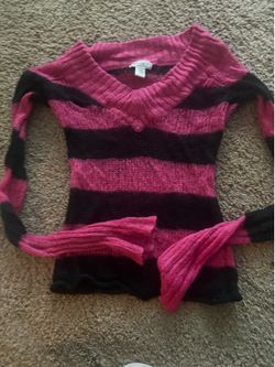 Vintage One step up two piece sweater and shirt