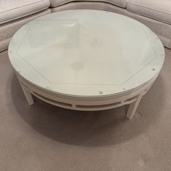 Stunning 1960s Low Profile Coffee Table With Removable Glass Top