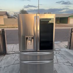 Refrigerator LG Stainless Steel 4 Door 