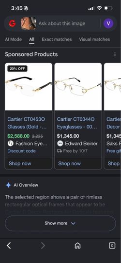 Cartier glasses