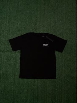 Black white Amiri Bones T shirt