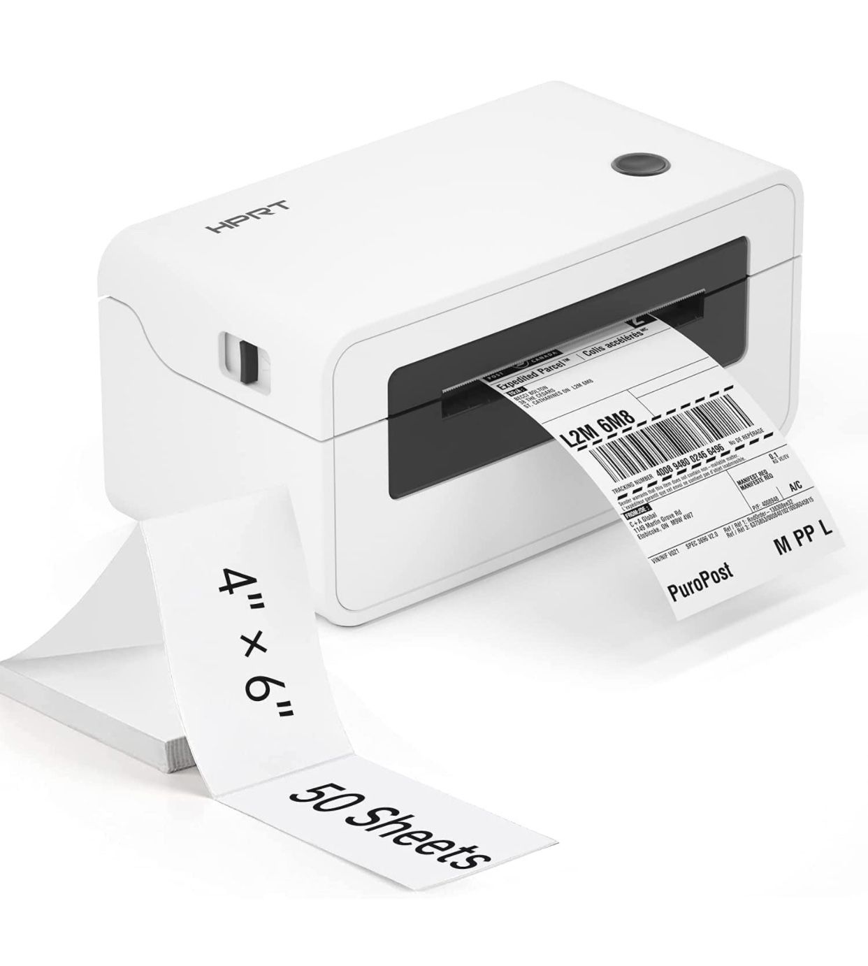 Thermal Shipping Label Printer with 500 PRT Thermal Direct Shipping Label