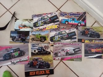 NASCAR autograph d photos