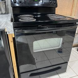 GE Coil Black Stove/oven 