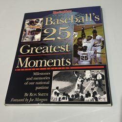 Baseball’s 25 Greatest Moments book