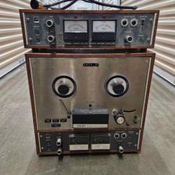 TEAC A-4010S & TEAC RA-40S stereo record amplifier