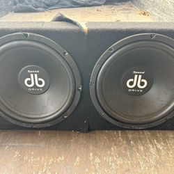 DB Drive Speed Series car audio subwoofers