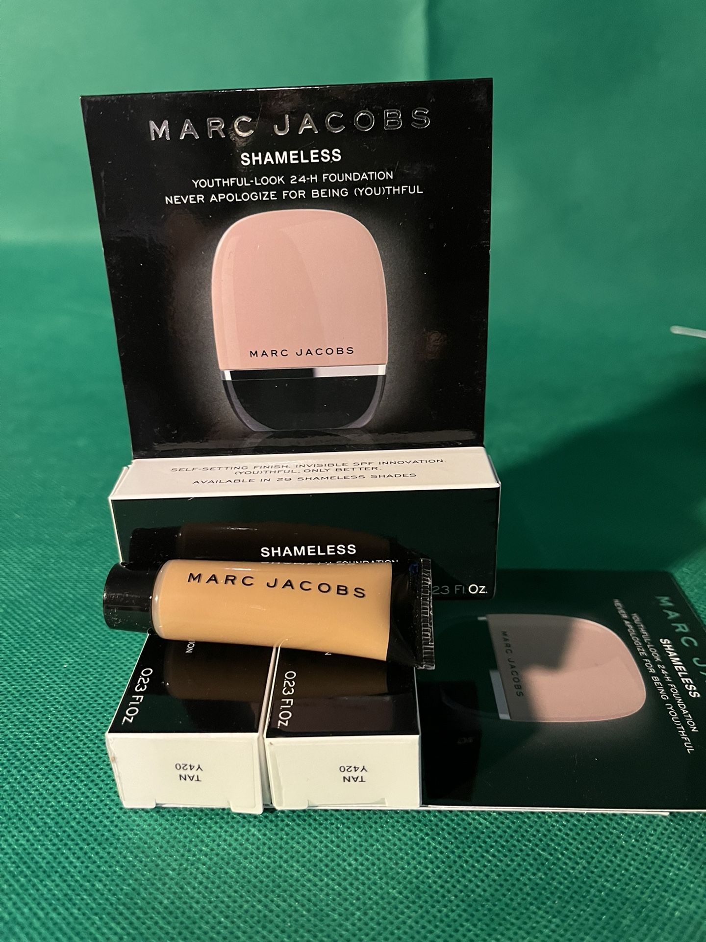 Marc Jacobs Shameless Foundation Tan Lot Bundle Of 3