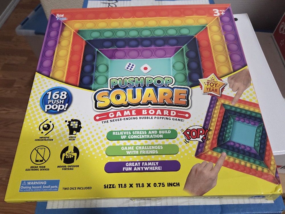 Pushpop Square Game