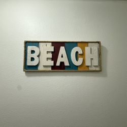 beach sign 