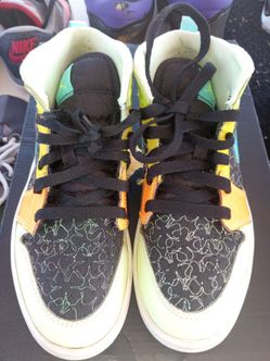 Nike Jordan 1 Clover  kids Black & Green