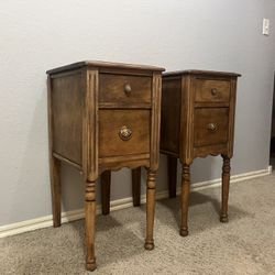 Rustic Matching Nightstands 