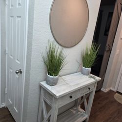 Console Table + Mirror 