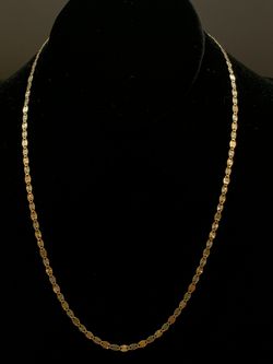 16" 2.1mm Tri gold chain #23878