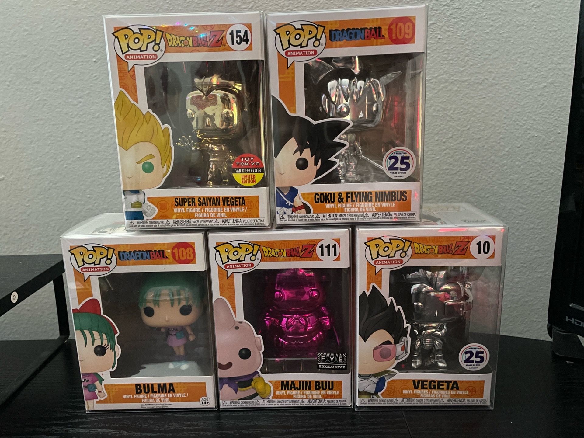 Dragon ball Funko pops